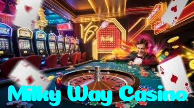 Milky Way Casino casino presented on mobile device in Pakistan with slots and live games