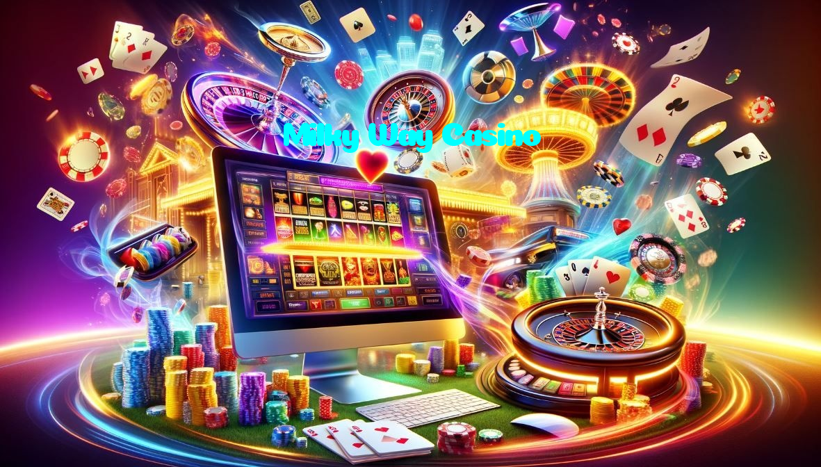 Milky Way Casino casino presented on mobile device in Pakistan with slots and live games